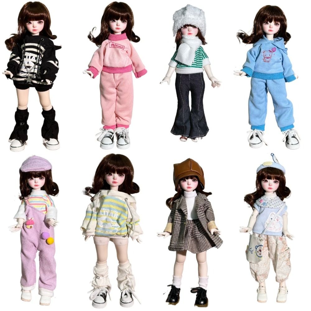 Bjd Doll 1 6 Full Set With Clothes - 1/6ตุ๊กตาBJDชุดตุ๊กตาแฟชั่น30ซม.ชุดตุ๊กตาเด็กผู้หญิงตุ๊กตาของเล่นของขวัญ