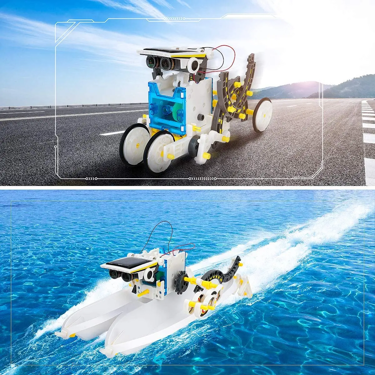 Stem Solar Robot Kit For Kids - ชุดของเล่นหุ่นยนต์พลังงานแสงอาทิตย์ชุดของเล่นวิทยาศาสตร์ต้นกำเนิดชุดเรียนรู้มนุษย์อวกาศของเล่นเพื่อการศึกษาทางวิทยาศาสตร์สำหรับเด็กเด็กผู้ชาย