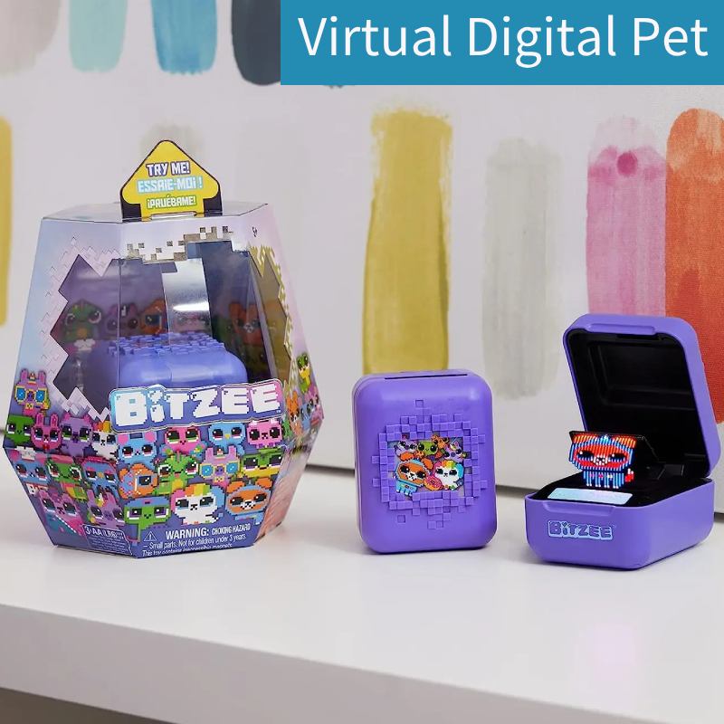 Tamagotchi Electronic Pet Virtual - บิตซี่ ทามาก็อตจิ ของเล่นสัตว์เลี้ยงดิจิทัลเสมือนจริงสำหรับเด็ก ของเล่นสัตว์เลี้ยงดิจิทัลอิเล็กทรอนิกส์ เกมเสมือนจริง สมาร์ท