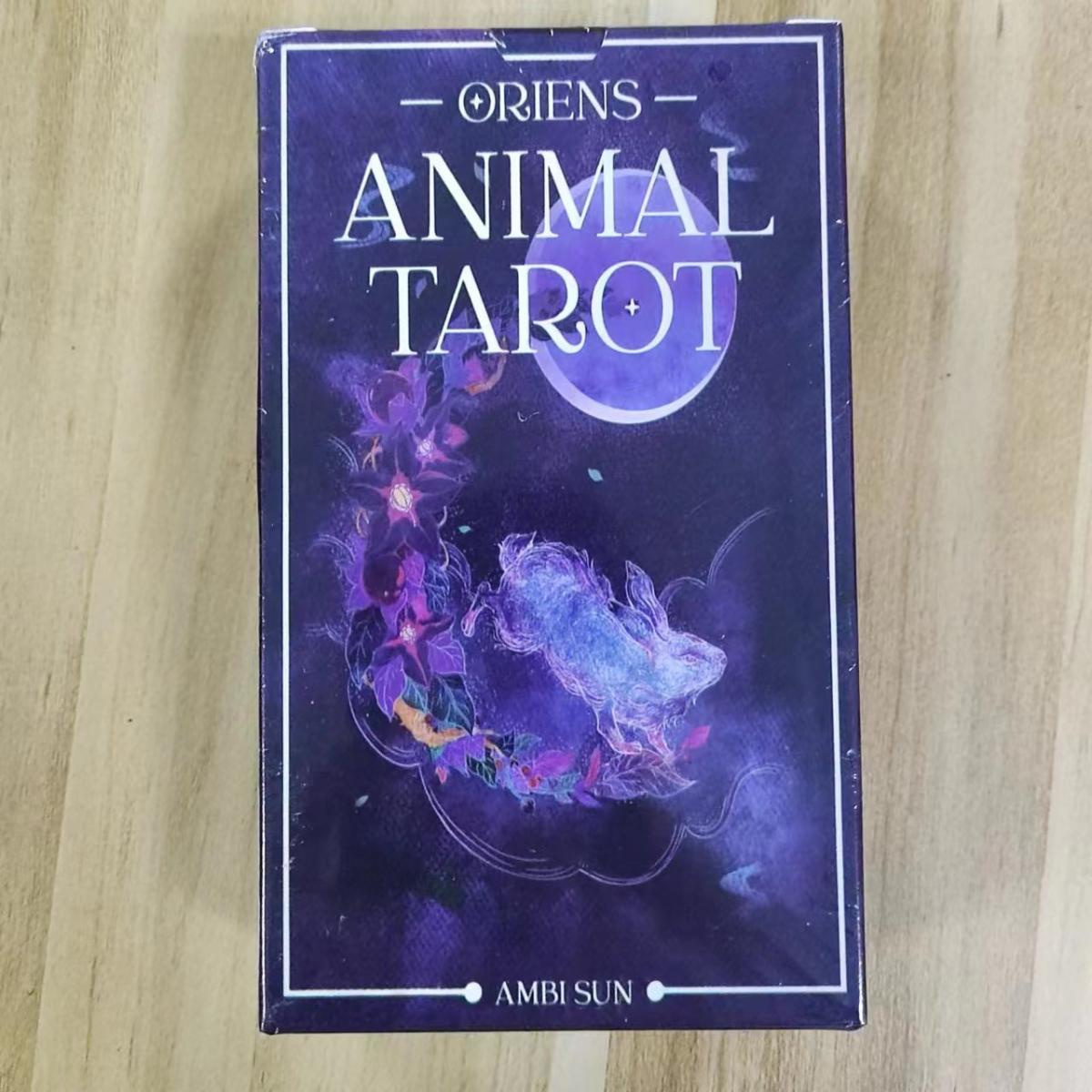 Tarot Cards Deck With Guidebook - ไพ่ทาโรต์สัตว์ Oriens ขนาด 12x7 ซม. 78