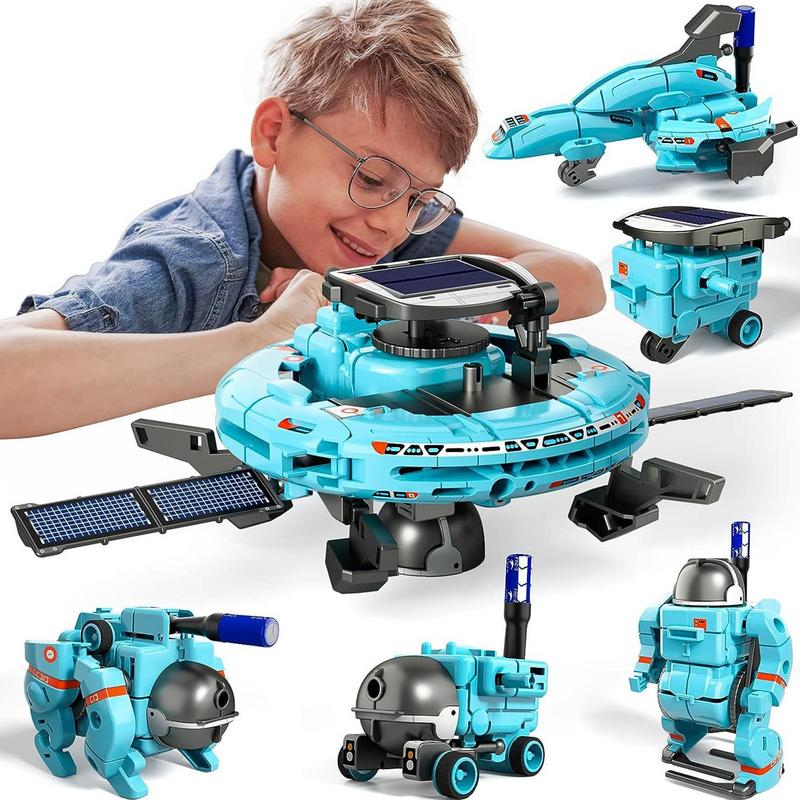 Stem Solar Robot Kit For Kids - ชุดหุ่นยนต์พลังงานแสงอาทิตย์6 in 1ของเล่นเพื่อการศึกษาสำหรับเด็ก, ของเล่นเพื่อการเรียนรู้บล็อกยานอวกาศของเล่นทางวิทยาศาสตร์สำหรับเป็นของขวัญ
