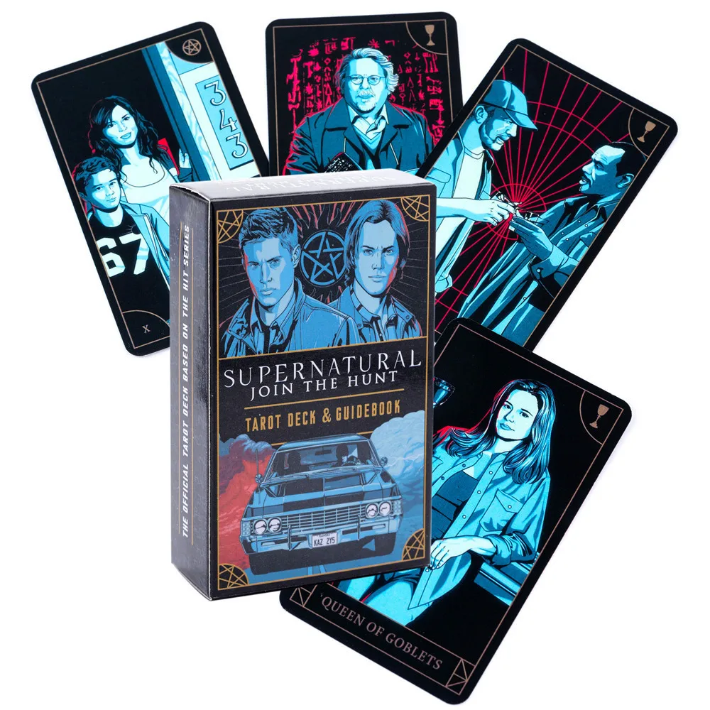 Tarot Cards Deck With Guidebook - ชุดไพ่ทาโรต์เหนือธรรมชาติและหนังสือคู่มือ ของขวัญเกมไพ่พร้อมคู่มือ PDF เกมไพ่ เกมกระดาน 78