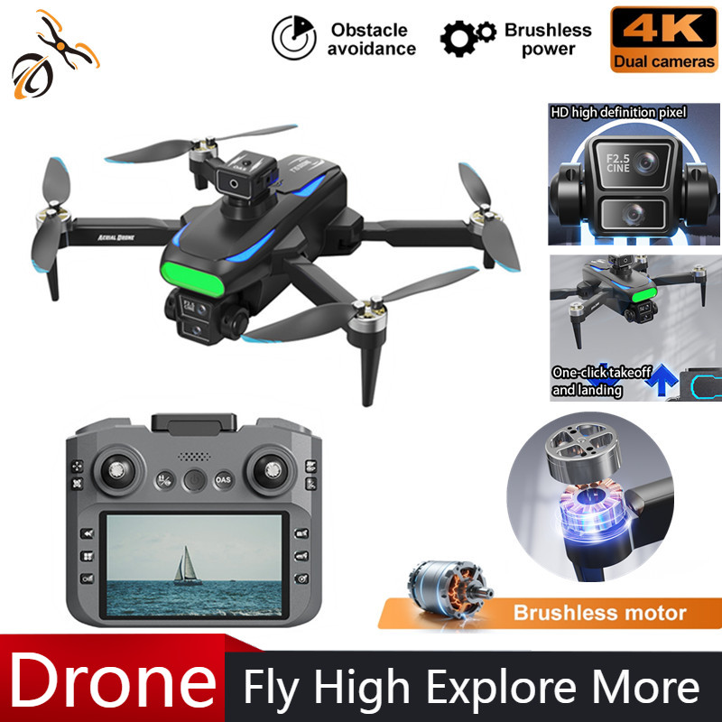 Fpv Brushless Rc Drone 4K - T15 RC โดรน 2.4G 4K HD