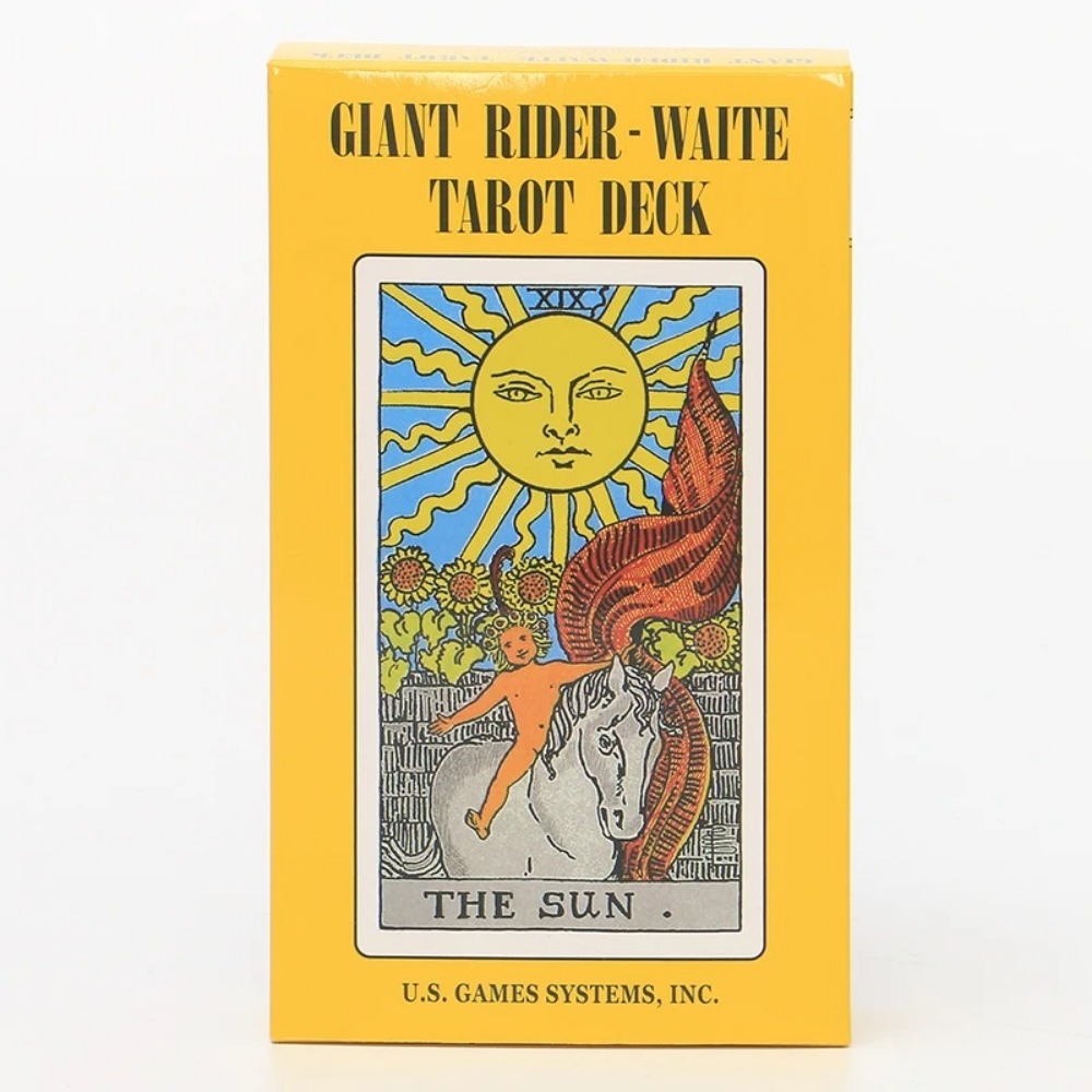 Tarot Cards Deck With Guidebook - 10*17.3 ซม.ขนาดใหญ่ CLASSIC Rider Waite TAROT