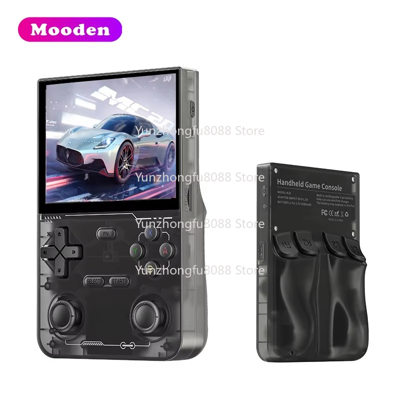 Retro Handheld Game Console R36S - เครื่องเล่นเกมพกพา L K36 หน้าจอ 3.5 นิ้ว