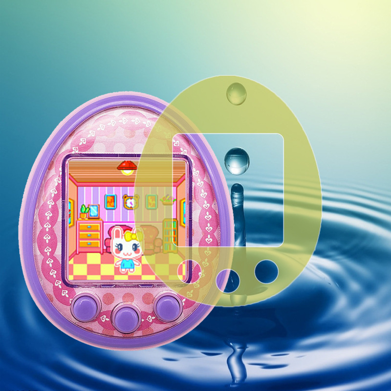 Tamagotchi Electronic Pet Virtual - 5PCS อิเล็กทรอนิกส์ Virtual Digital สัตว์เลี้ยงเกมเครื่องป้องกันฟิล์มทอง TPU