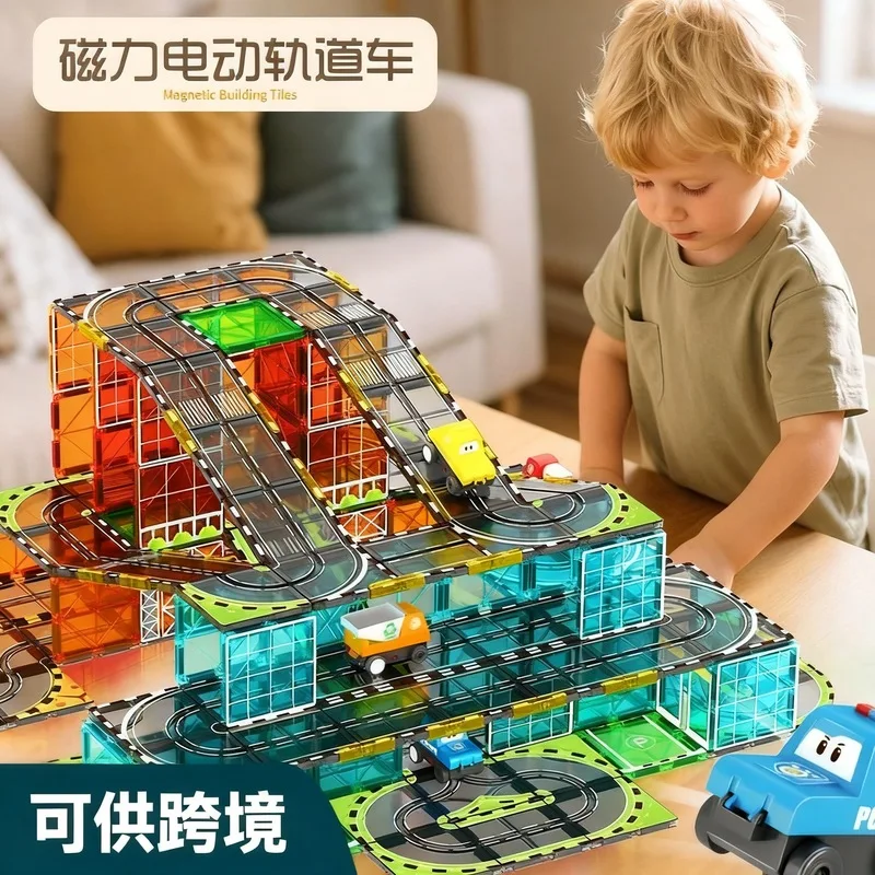 ชุดบล็อกแม่เหล็กพร้อมรถไฟฟ้า ด - Building Blocks บทวิจารณ์และราคา