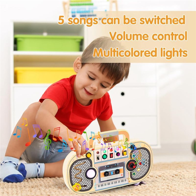 โปร มอนเตสซอรี่ ของเล่นไม้ดิจิ - Montessori Wooden Busy Board Toddler บทวิจารณ์และราคา