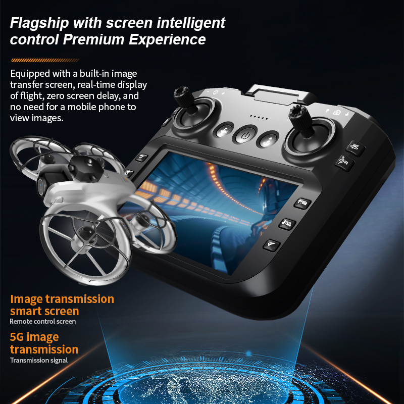 360 °   โดรนบังคับวิทยุแบบไร้ส - Fpv Brushless Rc Drone 4K บทวิจารณ์และราคา