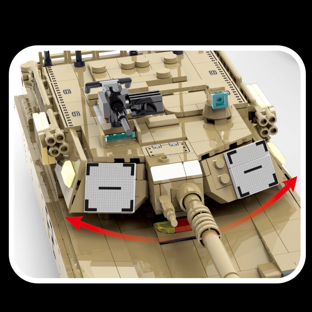 ชุดตัวต่อรถหุ้มเกราะ M1070 สงค - Lego Compatible Military Tank บทวิจารณ์และราคา
