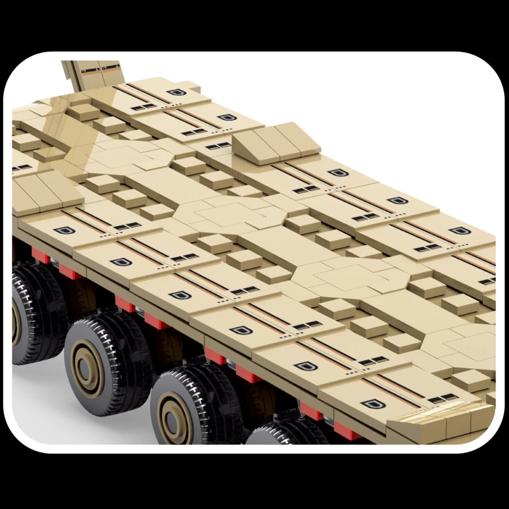 ชุดตัวต่อรถหุ้มเกราะ M1070 สงค - Lego Compatible Military Tank บทวิจารณ์และราคา