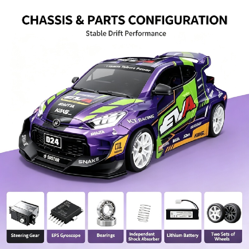 ฮงซิง นิว D24 รถดริฟต์ RC ขนาด - Rc Drift Car 1 24 Scale 4Wd บทวิจารณ์และราคา