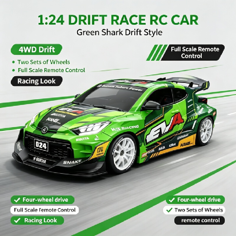 ฮงซิง นิว D24 รถดริฟต์ RC ขนาด - Rc Drift Car 1 24 Scale 4Wd บทวิจารณ์และราคา