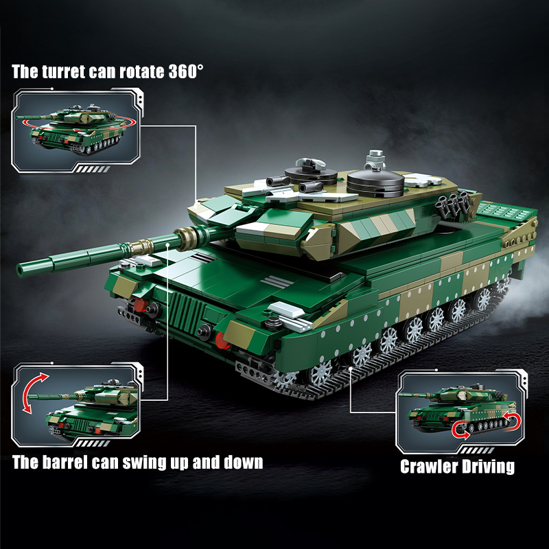 ชุดตัวต่อรถถังรุ่นเยอรมัน Tige - Lego Compatible Military Tank บทวิจารณ์และราคา