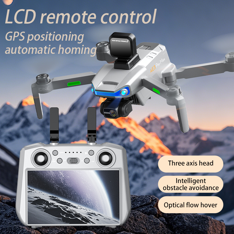 AE3 PRO Max ใหม่ LCD SC GPS Dr - Fpv Brushless Rc Drone 4K บทวิจารณ์และราคา