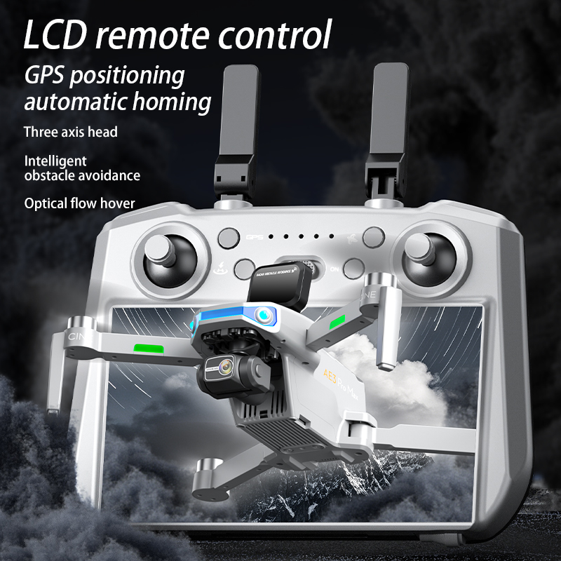 AE3 PRO Max ใหม่ LCD SC GPS Dr - Fpv Brushless Rc Drone 4K บทวิจารณ์และราคา