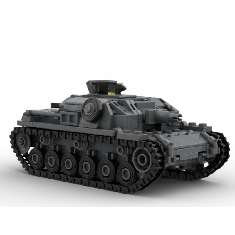 MOC ทหารถัง B รุ่นอนุภาคขนาดเล - Lego Compatible Military Tank บทวิจารณ์และราคา