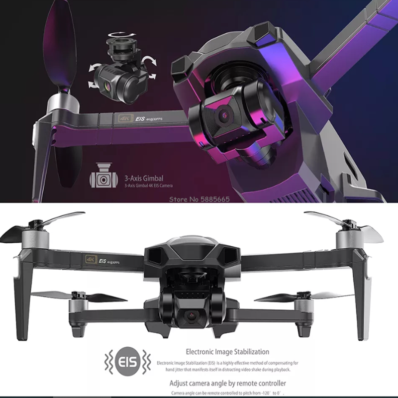Professional 4K GPS สุทธิ FPV  - Fpv Brushless Rc Drone 4K บทวิจารณ์และราคา