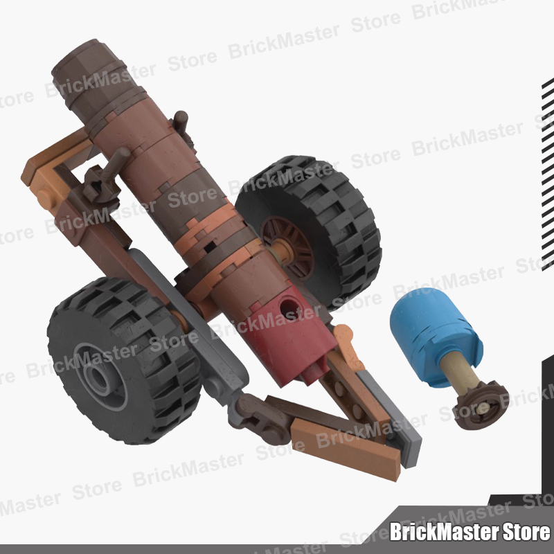 MOC ฉากสงครามทางทหาร ถังแก๊ส ป - Lego Compatible Military Tank บทวิจารณ์และราคา