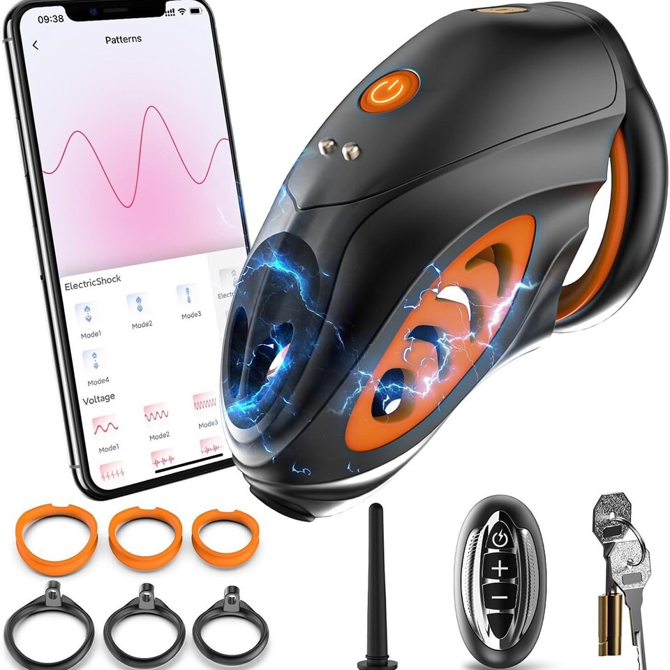กรงล็อคอวัยวะเพศชายแบบไร้สายพร - Remote Control Toys บทวิจารณ์และราคา