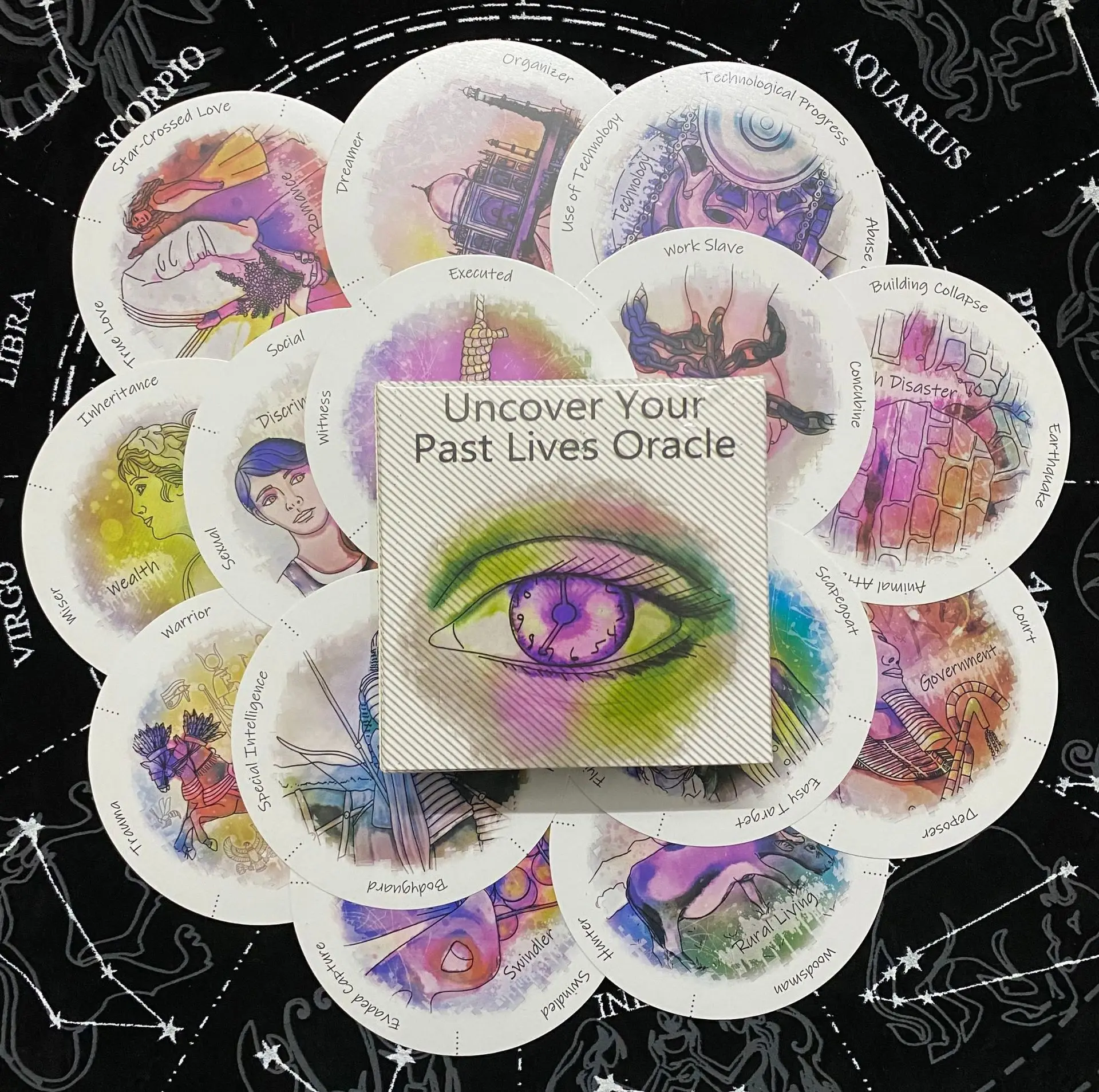 ค้นพบอดีตของคุณชีวิต Oracle De - Tarot Cards Deck With Guidebook บทวิจารณ์และราคา