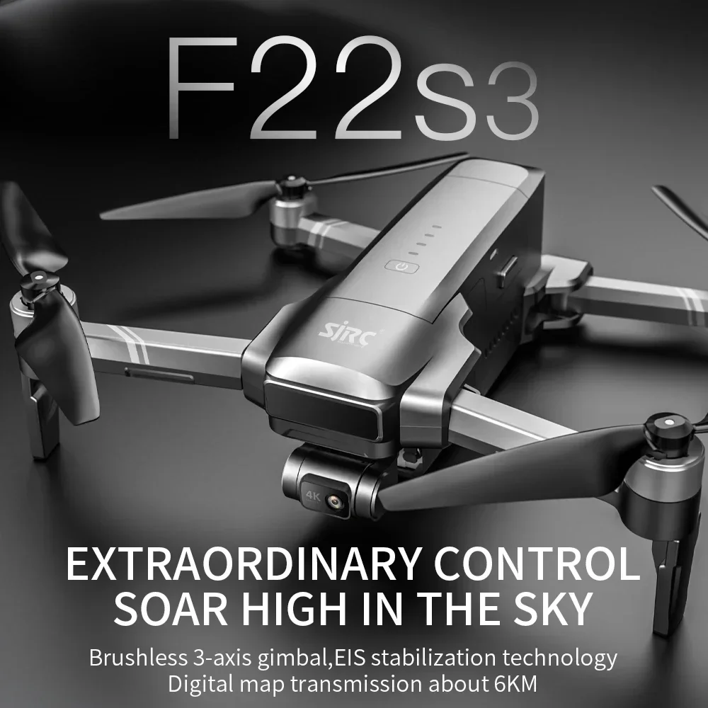 โดรน SJRC F22 S3 pro พับได้สำห - Fpv Brushless Rc Drone 4K บทวิจารณ์และราคา