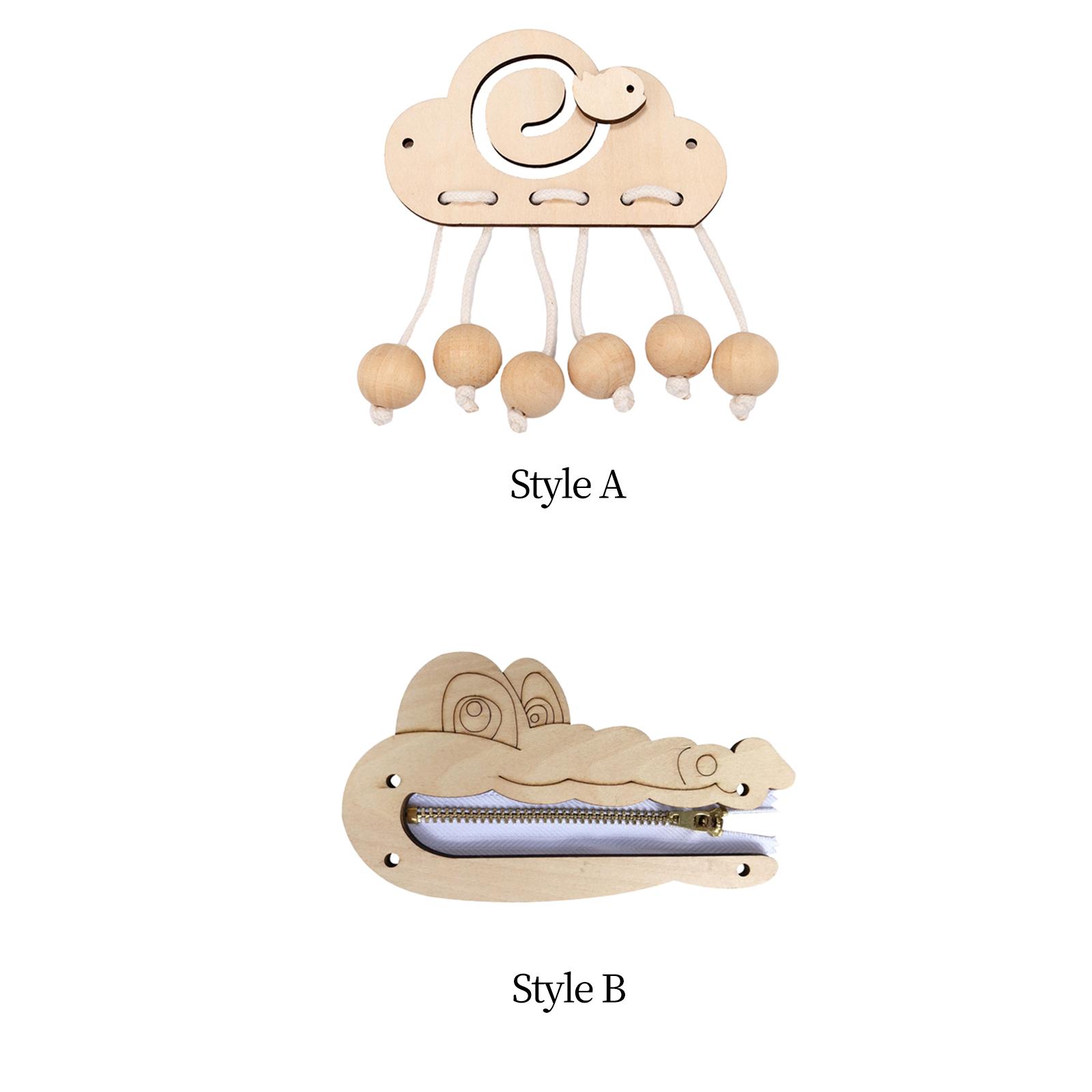 ชุดของเล่นไม้มอนเตสซอรี่ บอร์ด - Montessori Wooden Busy Board Toddler บทวิจารณ์และราคา