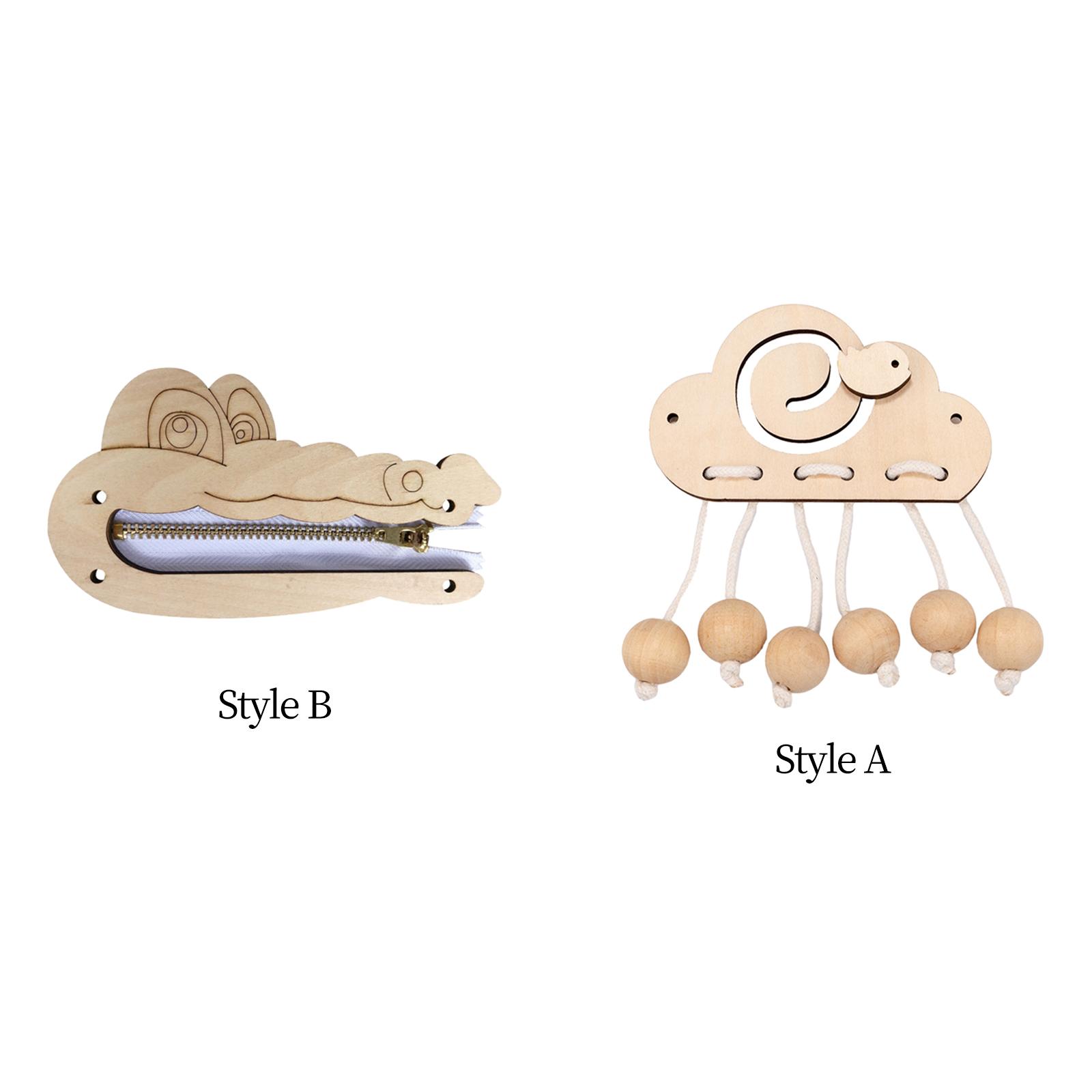 ชุดของเล่นไม้มอนเตสซอรี่ บอร์ด - Montessori Wooden Busy Board Toddler บทวิจารณ์และราคา