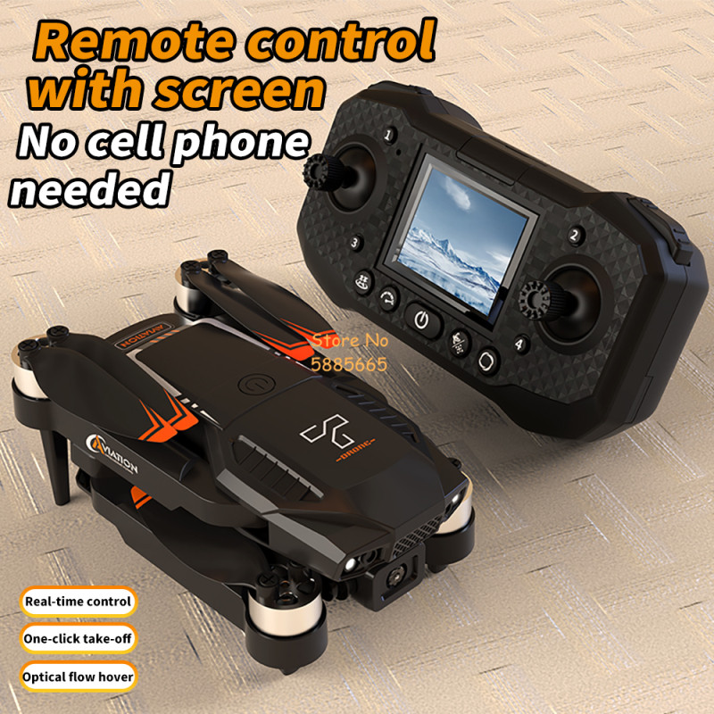 4K กล้องคู่ Optical Flow Brush - Fpv Brushless Rc Drone 4K บทวิจารณ์และราคา