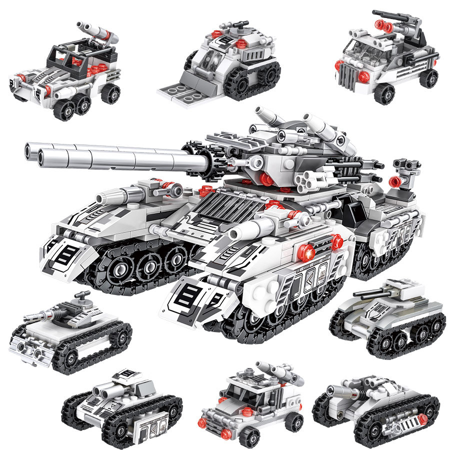 รถถังทหาร WW 2026 8in1 โมเดลเค - Lego Compatible Military Tank บทวิจารณ์และราคา