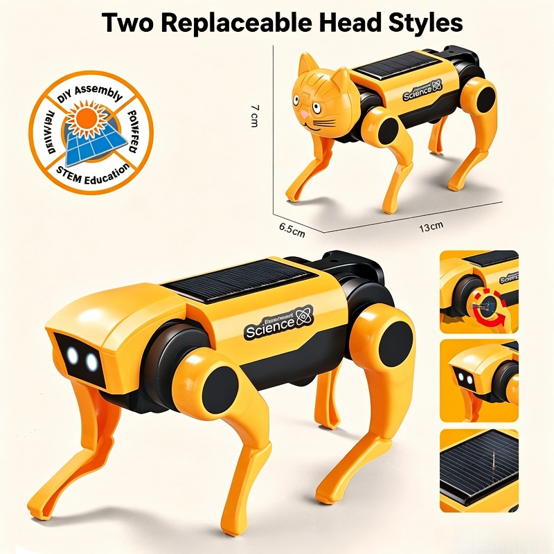 ชุดประกอบหุ่นยนต์สุนัขเดินได้พ - Stem Solar Robot Kit For Kids บทวิจารณ์และราคา