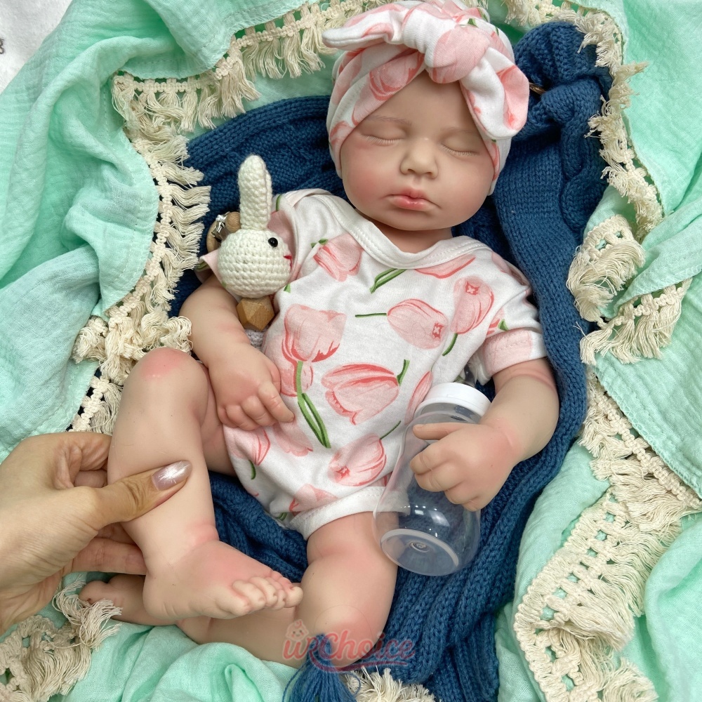 ตุ๊กตาซิลิโคนรีบอร์นขนาด 50 ซม - Reborn Baby Doll Silicone Realistic บทวิจารณ์และราคา