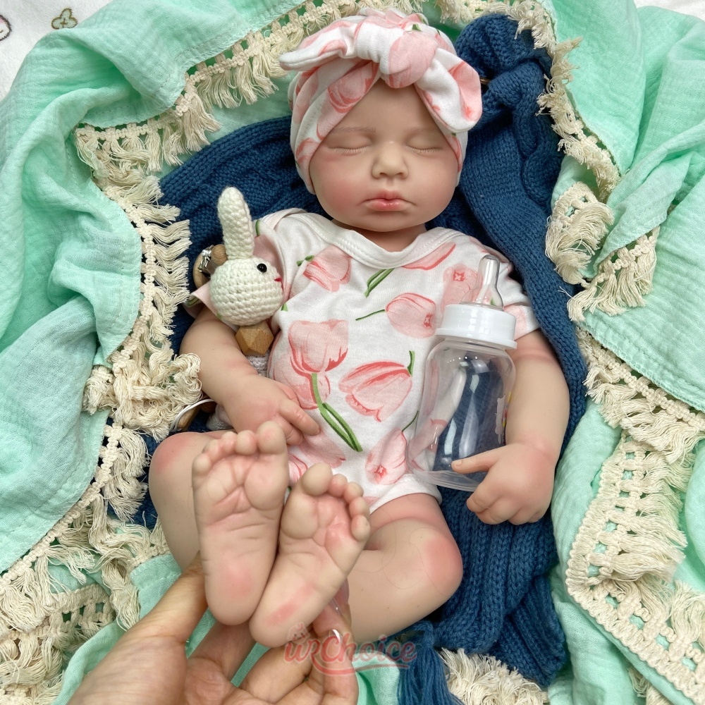 ตุ๊กตาซิลิโคนรีบอร์นขนาด 50 ซม - Reborn Baby Doll Silicone Realistic บทวิจารณ์และราคา