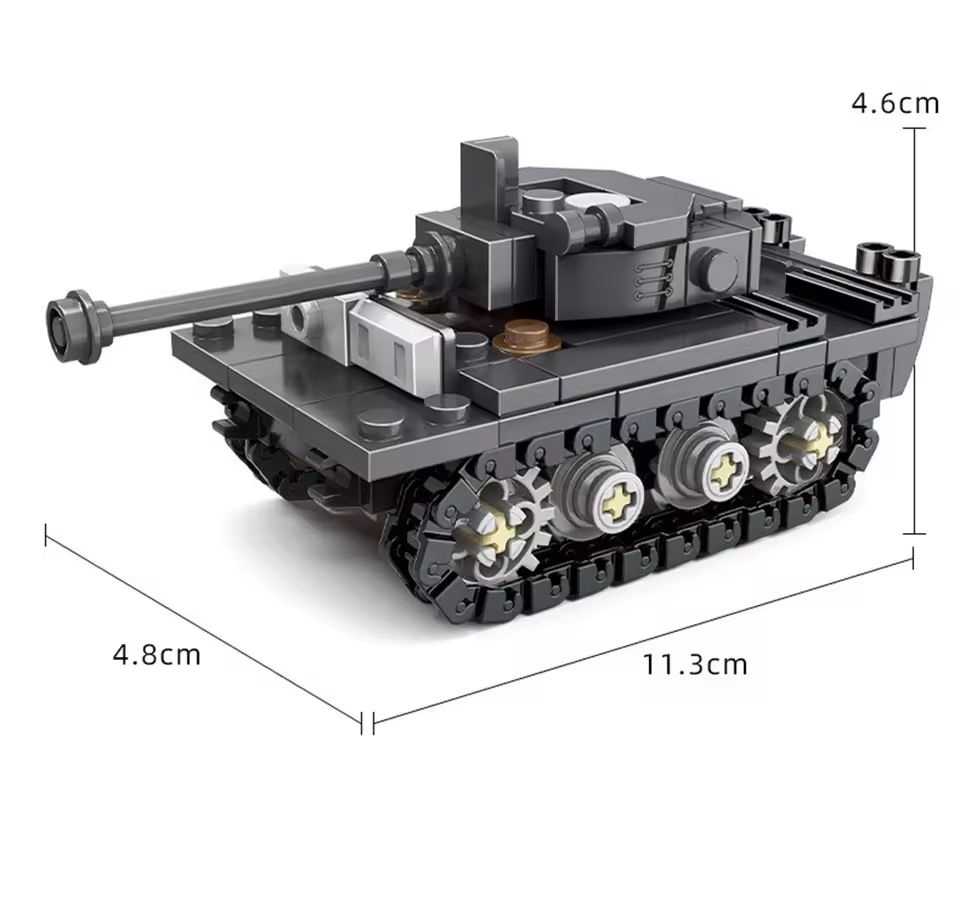 สงครามโลก ทหารกองทัพ ทหาร SAWT - Lego Compatible Military Tank บทวิจารณ์และราคา