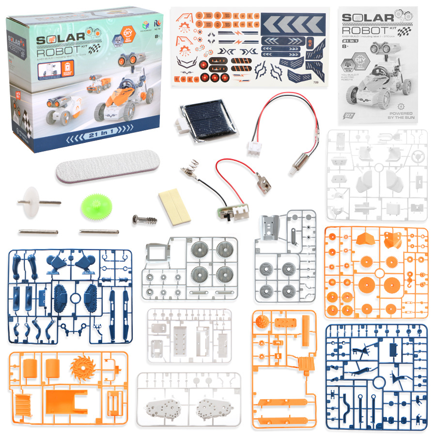 ชุดหุ่นยนต์พลังงานแสงอาทิตย์ 2 - Stem Solar Robot Kit For Kids บทวิจารณ์และราคา