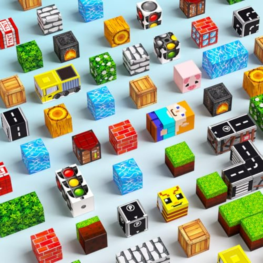 บล็อกแม่เหล็ก 100 ชิ้น, ชุดตัว - Magnetic Building Tiles Set 100Pcs บทวิจารณ์และราคา