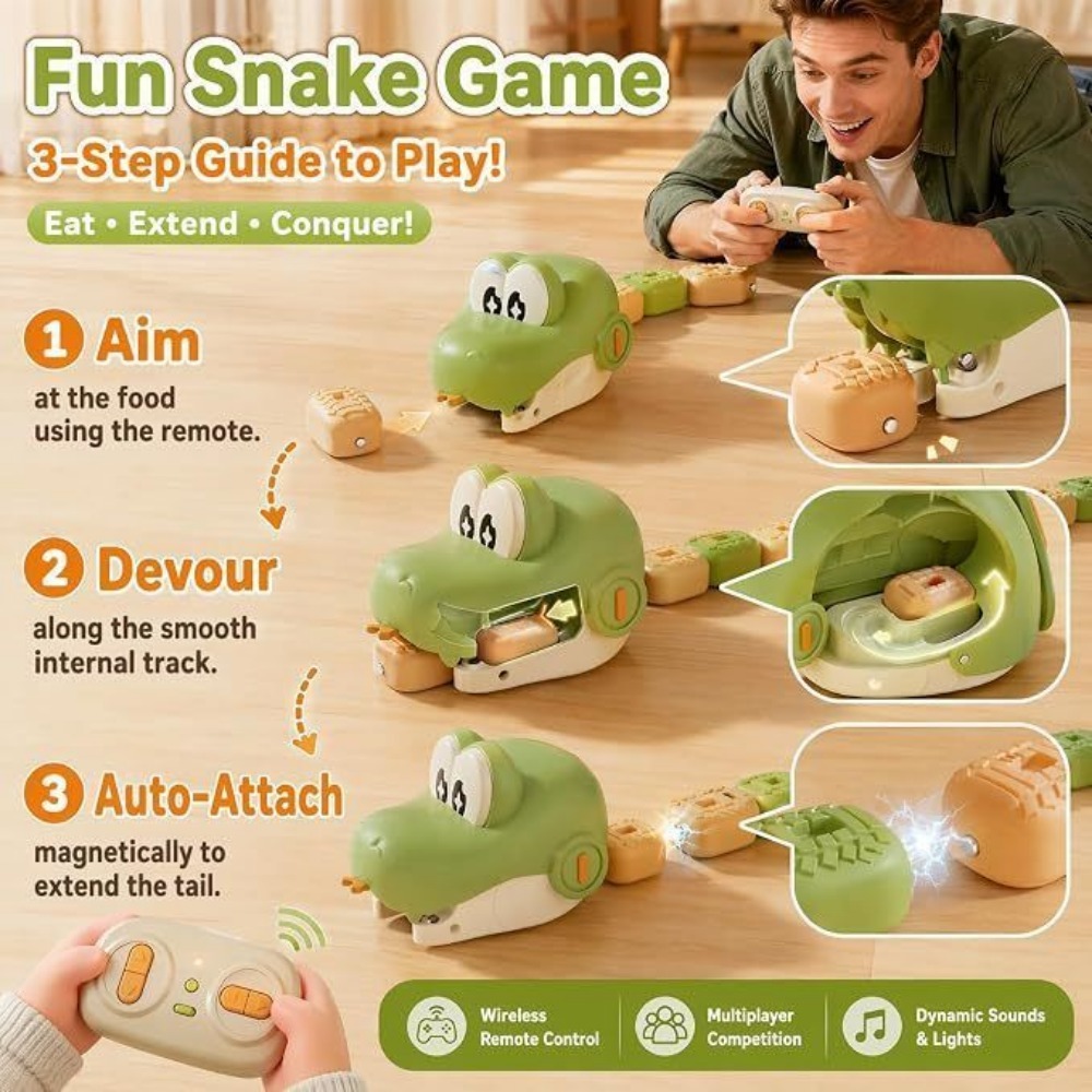 ของเล่นงูแม่เหล็กควบคุมได้ เกม - Educational Toys บทวิจารณ์และราคา