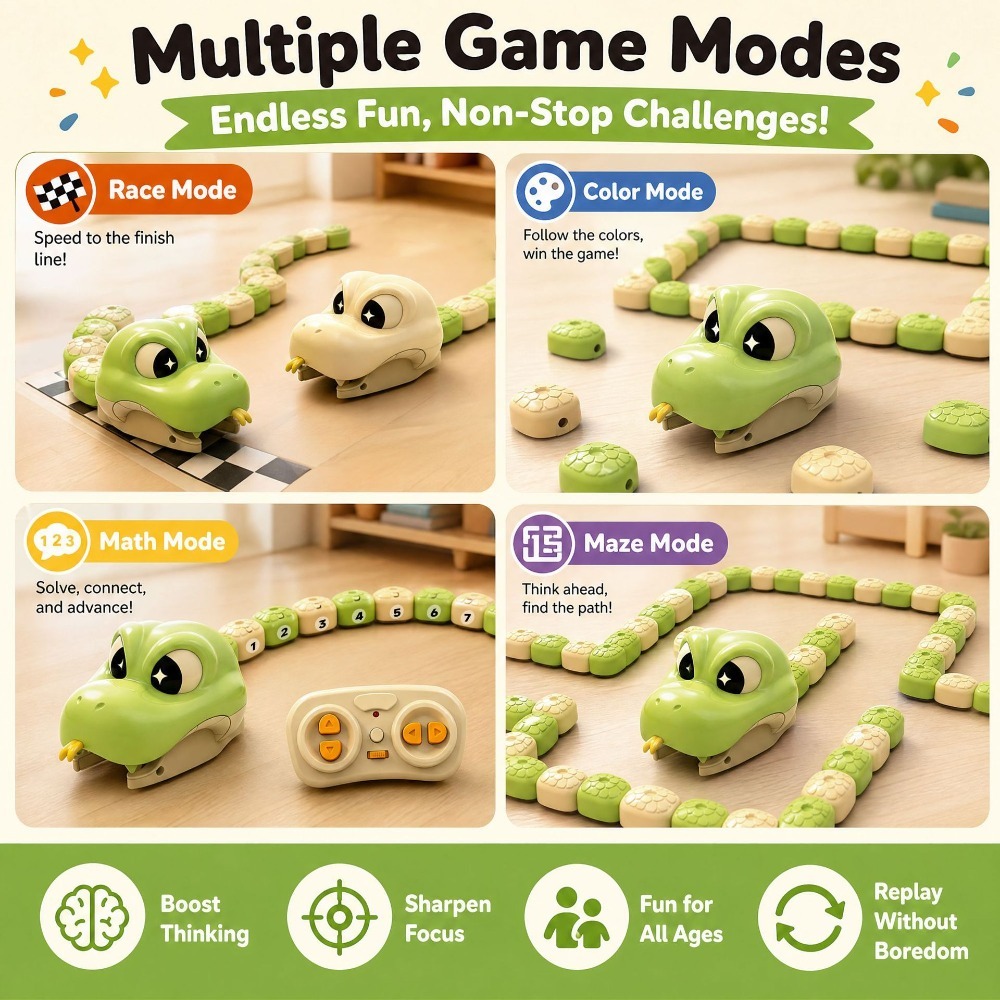 ของเล่นงูแม่เหล็กควบคุมระยะไกล - Educational Toys บทวิจารณ์และราคา