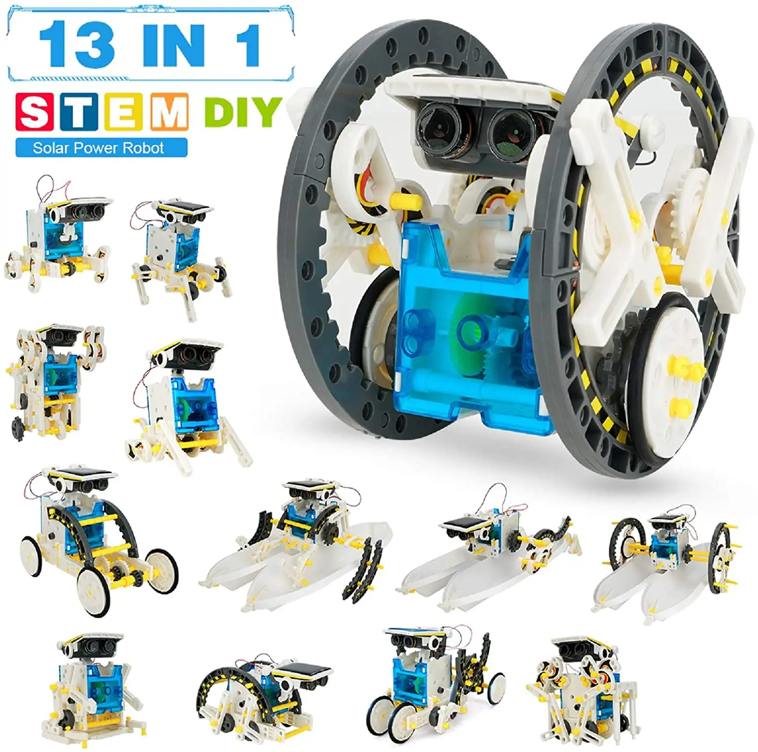 ชุดหุ่นยนต์พลังงานแสงอาทิตย์ S - Stem Solar Robot Kit For Kids บทวิจารณ์และราคา