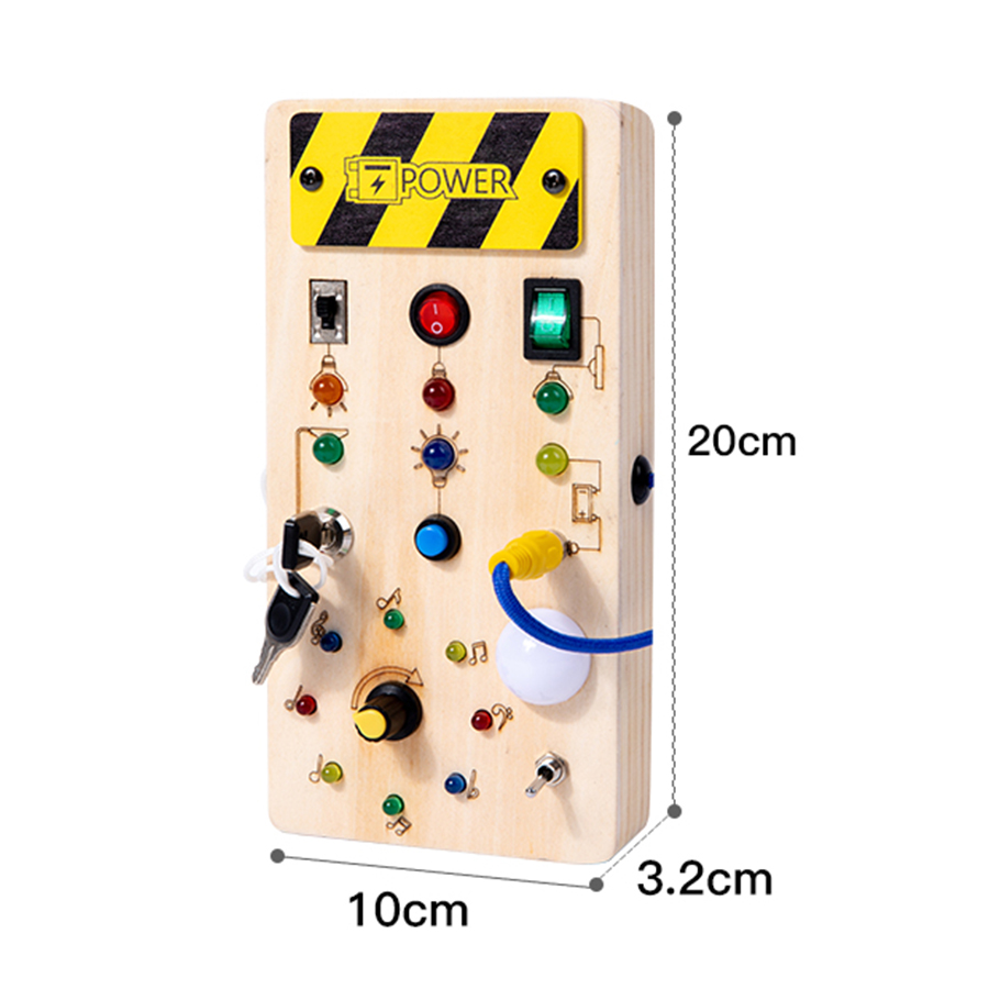 Montessori Busy Board Sensory  - Montessori Wooden Busy Board Toddler บทวิจารณ์และราคา