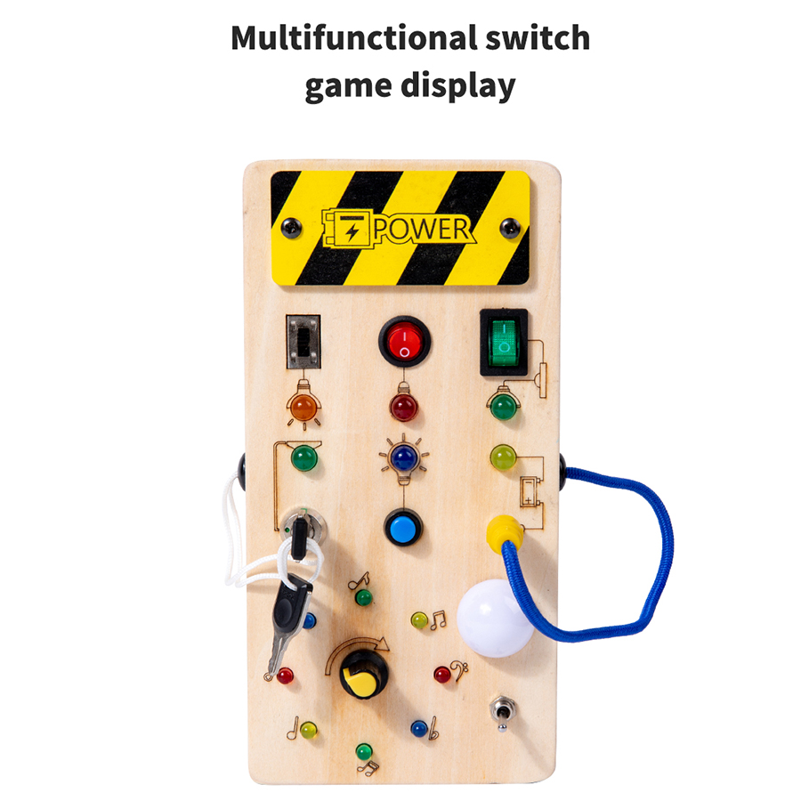 Montessori Busy Board Sensory  - Montessori Wooden Busy Board Toddler บทวิจารณ์และราคา