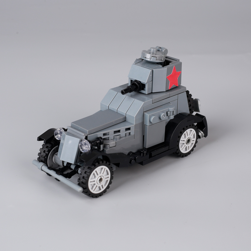 รถหุ้มเกราะรถถังทหารอิตาลี WW1 - Lego Compatible Military Tank บทวิจารณ์และราคา
