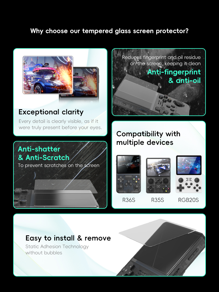 ฟิล์มกระจกนิรภัย DATA FROG สำห - Retro Handheld Game Console R36S บทวิจารณ์และราคา