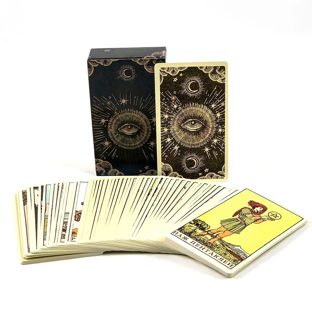 ไพ่ทาโรต์ฉบับภาษารัสเซีย ฉบับท - Tarot Cards Deck With Guidebook บทวิจารณ์และราคา